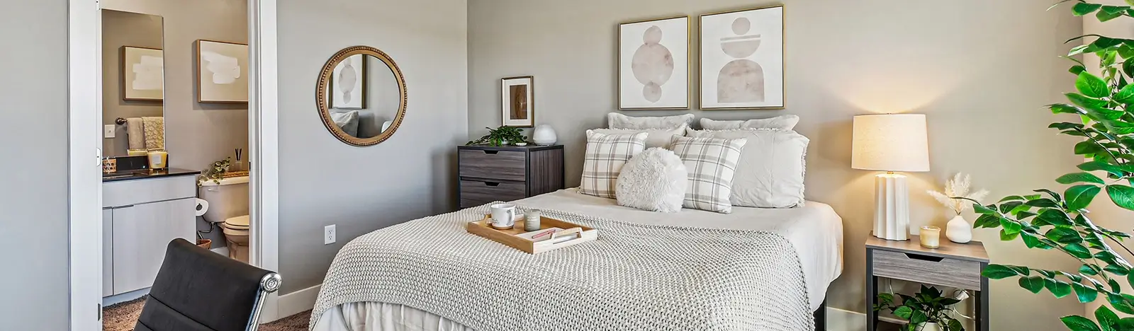 furnished living space